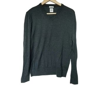 GAP | Merino wool v-neck sweater Unisex size Medium